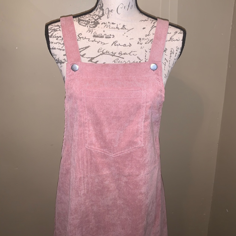 Super Cute Pink Jumper Dress (size large)